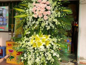 hoa đám tang long phú